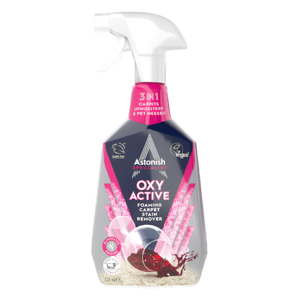 Astonish Oxy Active Foaming Carpet Stain Remover 750ml