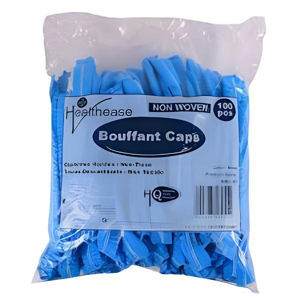 Healthease Mop Cap (Bouffant) Pack of 100 blue
