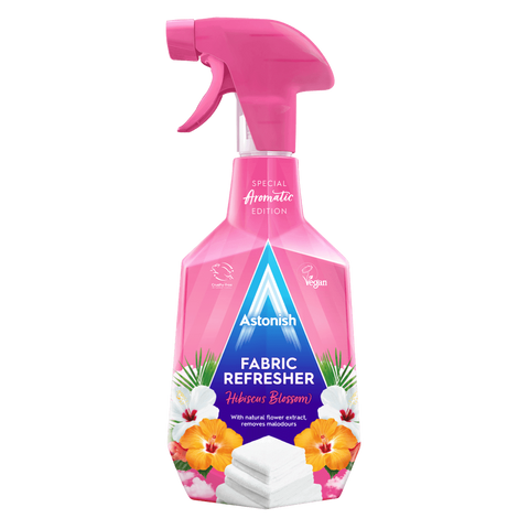 Astonish Pink Fabric Refresher Hibiscus Blossom 750ml