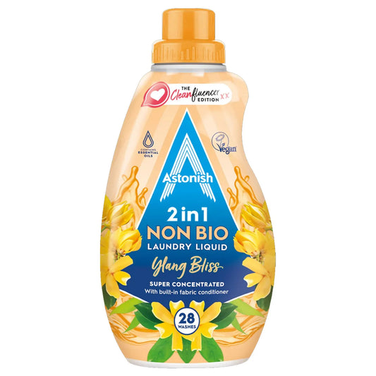 Astonish 2 in One Non Bio Laundry Liquid Ylang Bliss 
