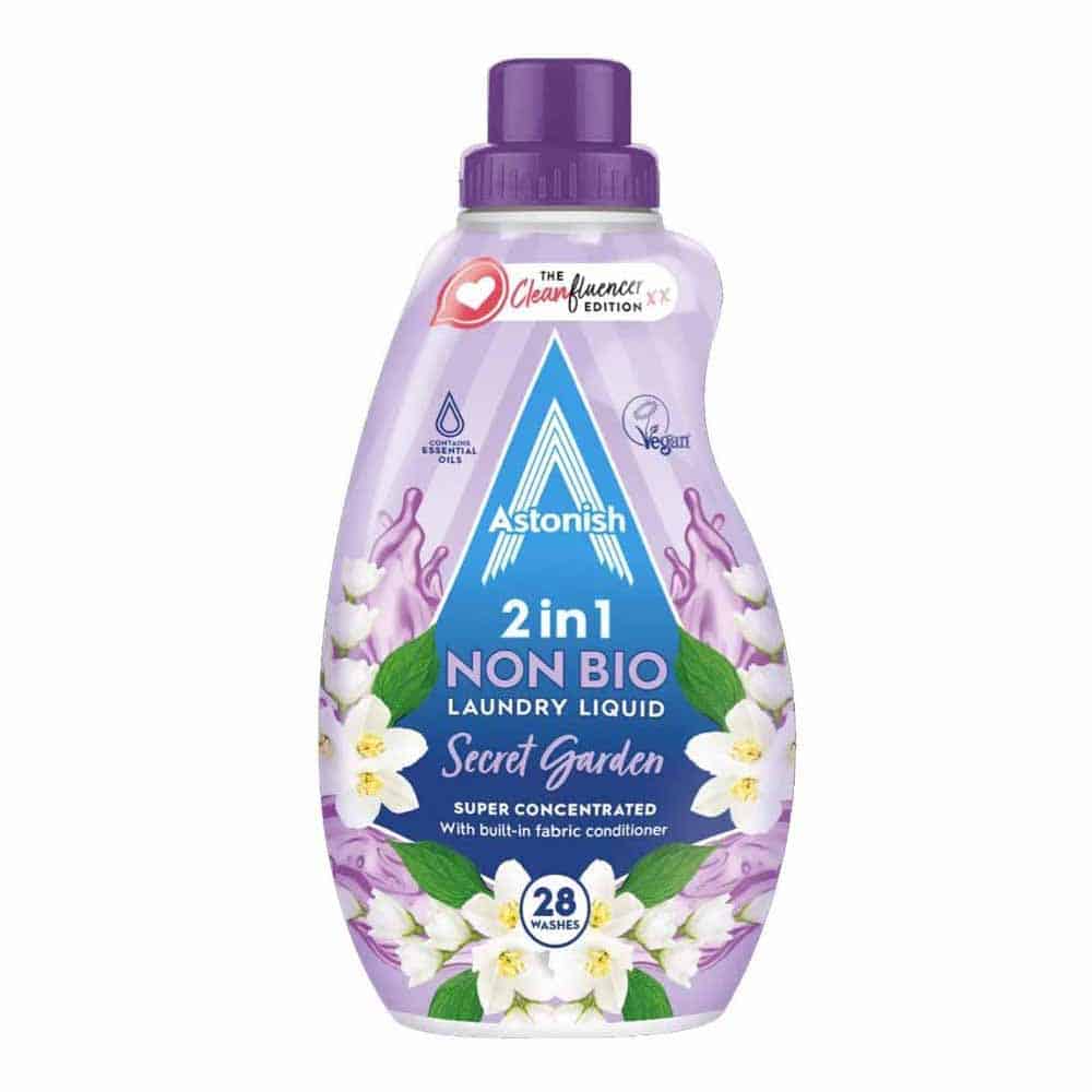 Astonish Laundry Non Bio Secret Garden 840ml