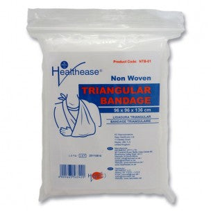 Healthease Bandage, Triangular 40g/m2 Non Woven