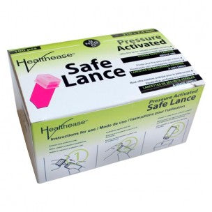 Healthease Blood Lancet - Pressure Activated - Safety Lancet Pack of 100