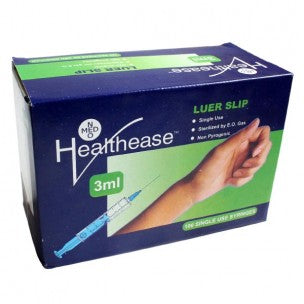 Healthease Syringes 2 Part Luer Slip