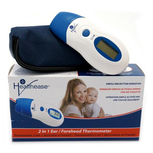 Healthease Thermometer Digital Infrared 2 in 1 Ear & Forehead