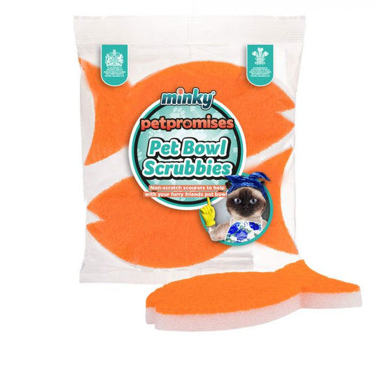 Minky Pet Bowl Scrubbies - Fish