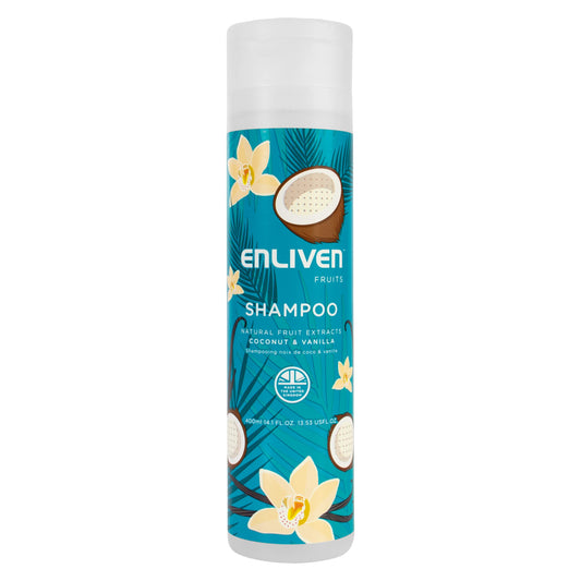 Enliven Fruit Shampoo Coconut & Vanilla 400ml