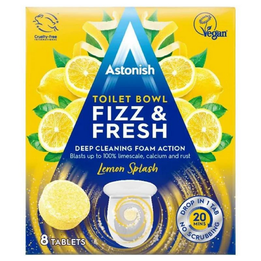 Astonish Toilet Bowl Cleaner Lemon Splash 8s